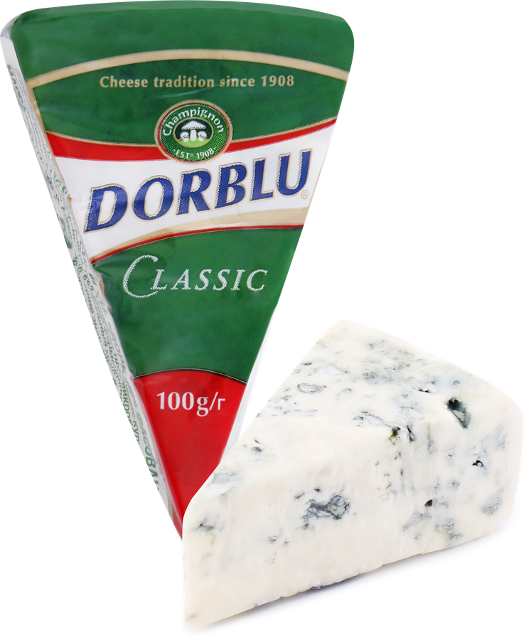 ДОР БЛЮ, сыр с голубой плесенью сегм. 50%, 100 гр
