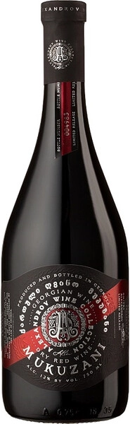 Коллекция Вин Александрова Мукузани красное сухое 0,75 л. 12% Вино выдержанное сортовое 