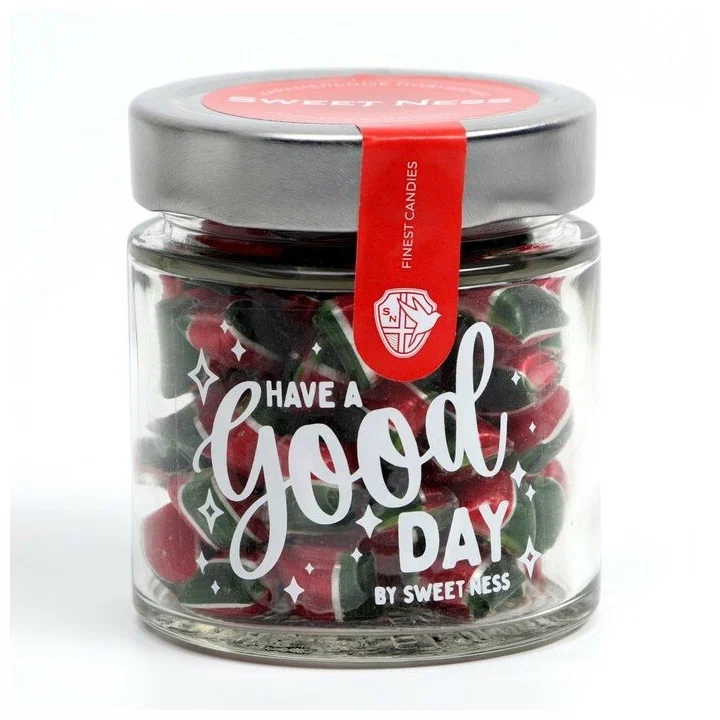 Карамель леденцовая Sweet Ness 130 г. подушечки (стекло) Вишня