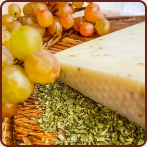 Сыр Качотта с прованскими травами из коровьего молока Добрая ферма 1 кг