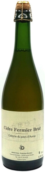 Фермье Сидрери дю Пэй д'Оре Брют 0,75 л. бут. 4,5% Сидр игристый 