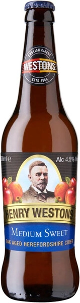 Генри Вестонс 0,5 л. бут. 4,5% Сидр игристый полусладкий