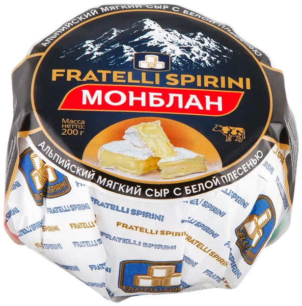 Монблан с белой плесенью FRATELLI 200г Сыр 