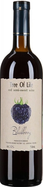 Дерево жизни Ежевика полусладкое 0,75 л. 12% Плодовая алкогольная продукция