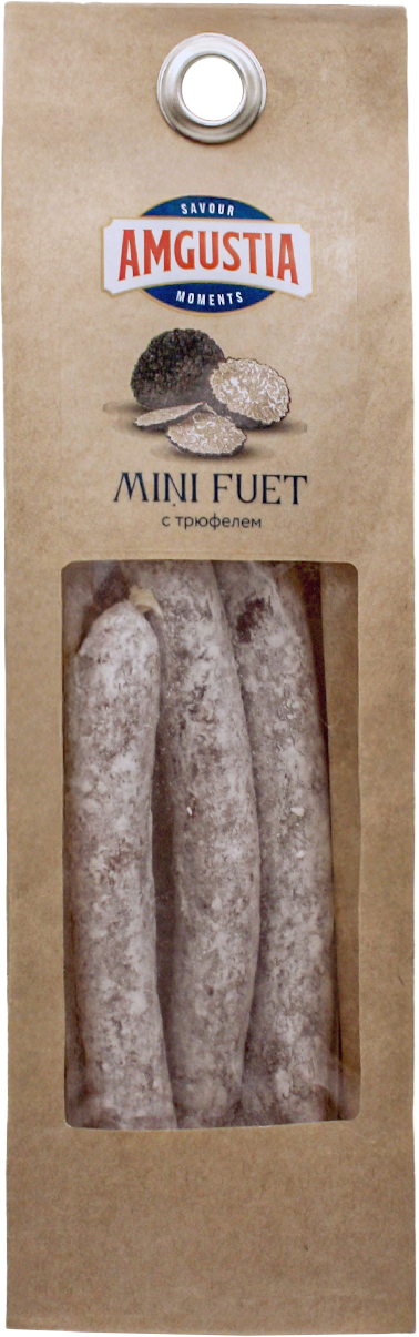 Мини фуэт колбаски с трюфелем с/в 60 г. AMGUSTIA