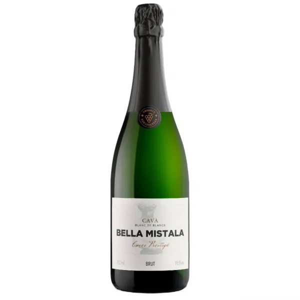Кава Эколоджико Белла Мистала белое брют 0,75 л. 10,5% Вино игристое