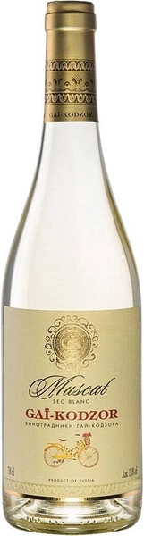 Гай-Кодзор Мускат белое сухое 0,75 л. 14% Вино