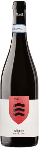 Мустилли Альянико Саннио красное сухое 0,75 л. 12,5% Вино с ЗНМП