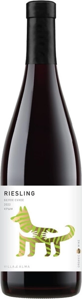 Вилла ди Альма Рислинг белое сухое 0,75 л. 12,5% Вино выдержанное органическое