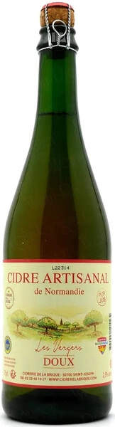 Ле Верже Артизанал де Норманди 0,75 л. бут. 2,5% Сидр игристый сладкий