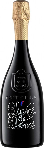 Оттелла Блан де Блан белое брют 0,75 л. 12% Вино игристое выдержанное