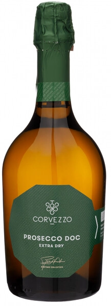 Корвеццо Просекко ДОК Экстра Драй белое брют 0,75 11,5% Вино игристое