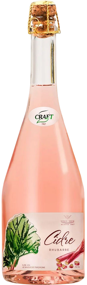 Сидр Крафт Ревень 0,75 л. бут. 5,5% Сидр игристый сухой