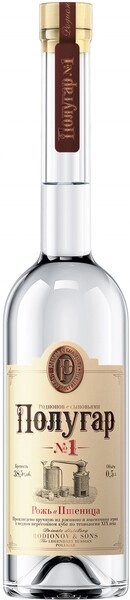 Полугар №1 Рожь и Пшеница Оковита 0,5 38,5%  Напиток спиртной