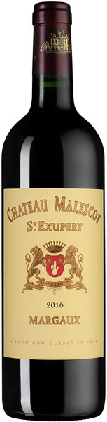 Шато Малеско Сент-Экзюпери Гран Крю Классе 2016 красное сухое 0,75 л. 13,5% Вино выдержанное 