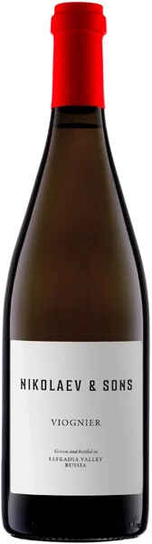 Николаев и Сыновья Вионье сухое белое 0,75 л. 12,5% Российское вино с ЗГУ Кубань. Крымск