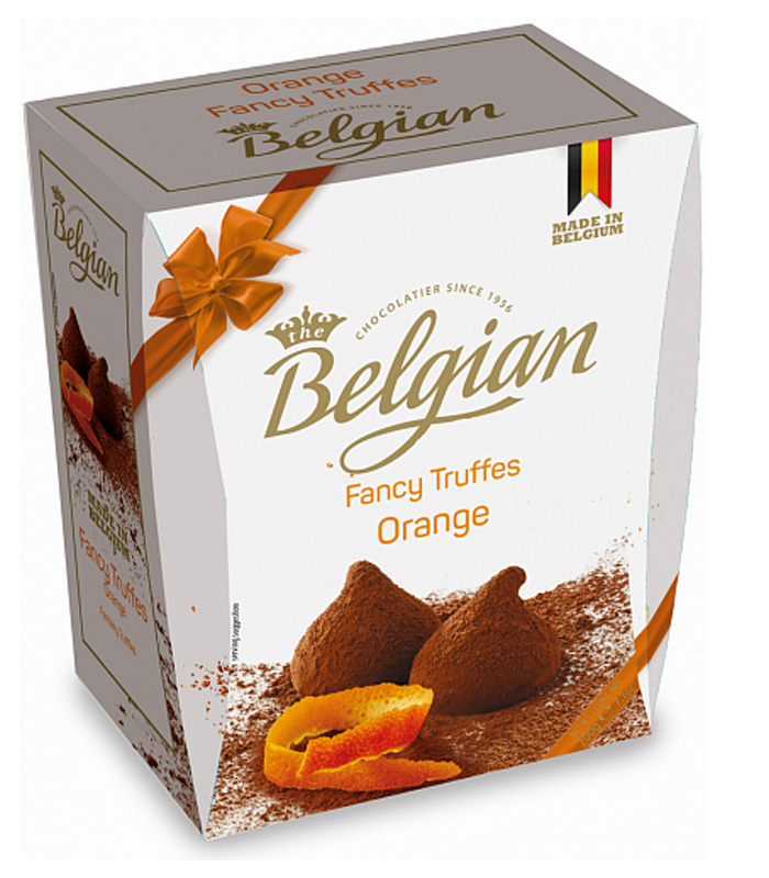 Трюфели Belgian с кусочками апельсинов 200 г 