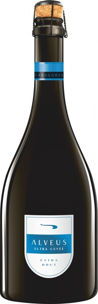 Альвеус Ультра Кюве экстра брют белое выдержанное 0,75 л. 12% Российское игристое вино с ЗНМП
