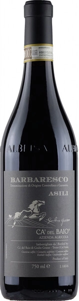 Барбареско ДОКГ Асили год урожая 2021 сухое красное 0,75 л. 14% Вино сортовое выдержанное 