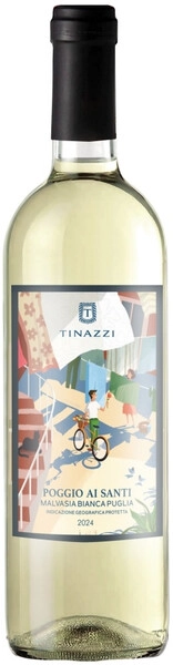 Поджо Ай Санти Мальвазия Бьянка Пулия сухое белое 0,75 л. 12% Вино сортовое категории ИГП