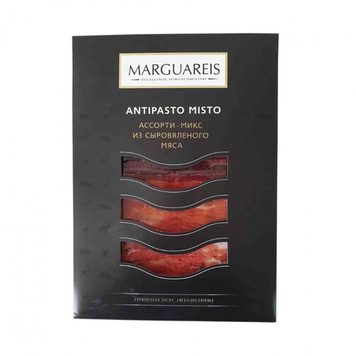 Сет Ассорти из сыровяленого мяса (шейка сыровяленая, хамон из утки, брезаола из оленя) MARGUAREIS 60 г 