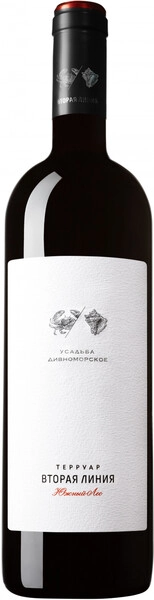Усадьба Дивноморское Терруар Вторая Линия Южный Лес красное сухое 0,75 л. 13,7% Вино российское с ЗНМП