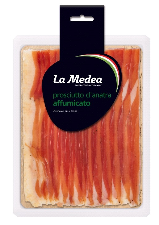 Хамон подкопченный La Medea из утиной грудки 60 г