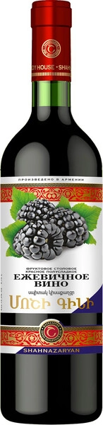 Шахназарян Ежевика полусладкая 0,75 л. 12,5% Плодовая алкогольная продукция