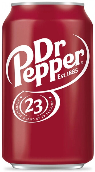 Доктор Пеппер ж/бан. 0,33 л. Напиток безалкогольный газированный