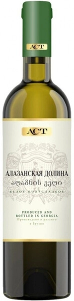 Алазанская долина ACT белое полусладкое 0,75 л. 12% Вино сортовое ординарное