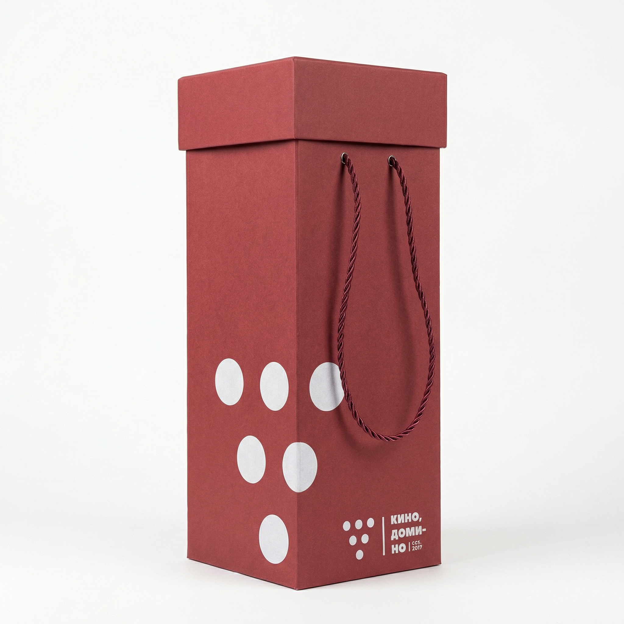 Коробка 130*130*350 КиноДомино