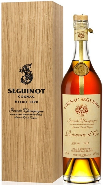 Сегино Резерв д'Ор выдержка 60 лет в дер.ящике 0,7 л. 40% Коньяк марочный 