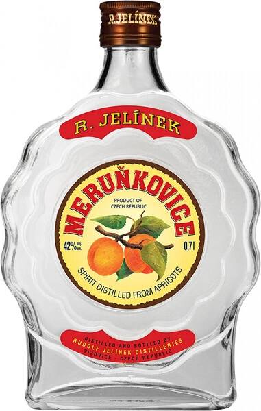 Рудольф Елинек Абрикосовица 0,7 л. 42%. Спиртной напиток (бренди)
