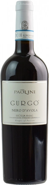 Кантине Паолини Гурго Неро д`Авола красное сухое 0,75 л. 13,5% Вино сортовое выдержанное 