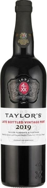 Портвейн Тэйлор'с Лэйт Боттлд Винтаж Порт 0,75 л. 19% Вино крепленое марочное
