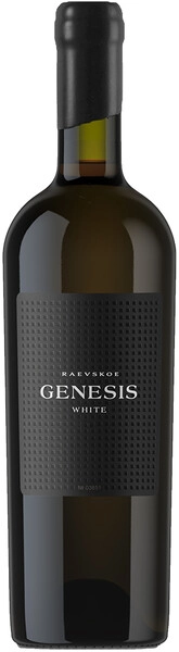 Раевское Генезис белое сухое 0,75 л. 13,1% Российское вино с ЗГУ