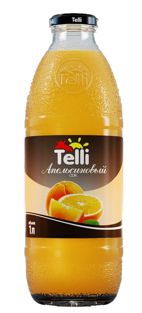 Telli Апельсиновый сок с/б 1 л.
