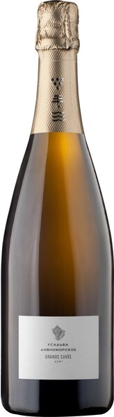 Усадьба Дивноморское Гранд Кюве белое брют 0,75 л. 12,5% Российское игристое с ЗНМП