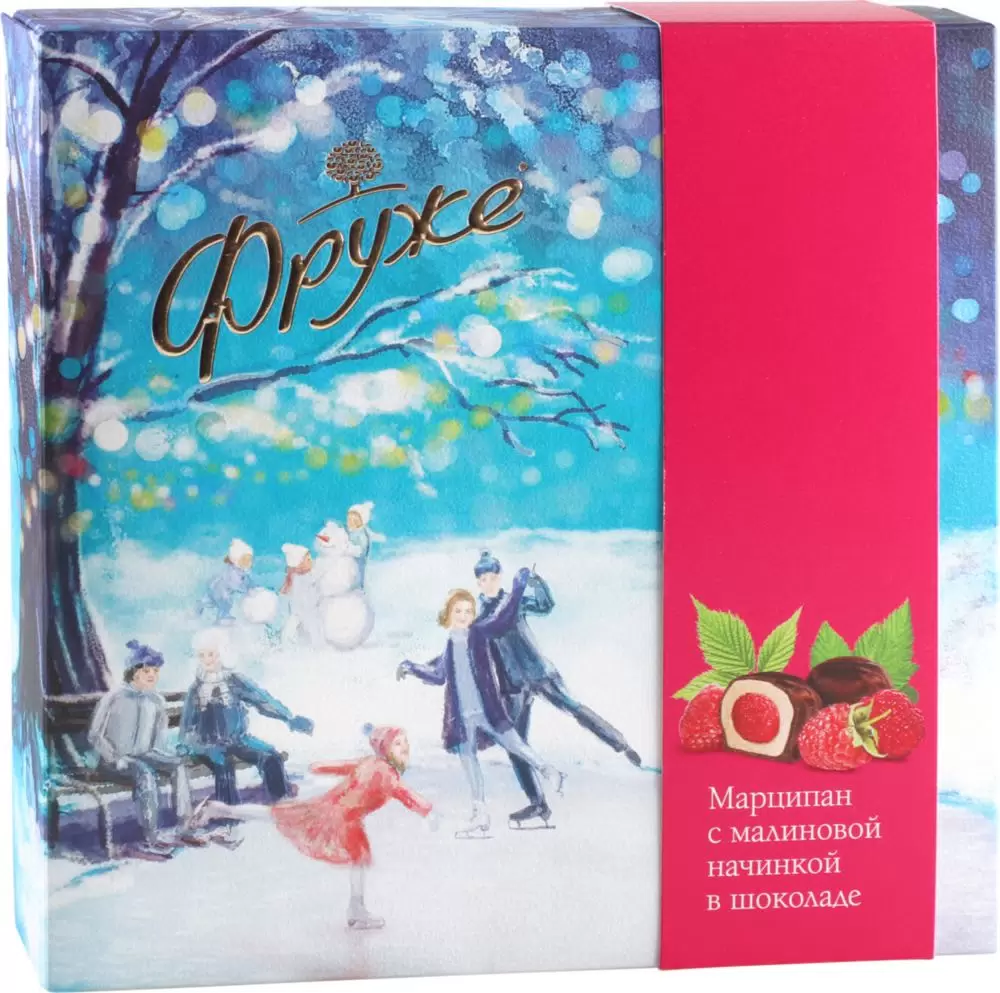 Фруже Марципан с Малиновой начинкой в шоколаде 185 г