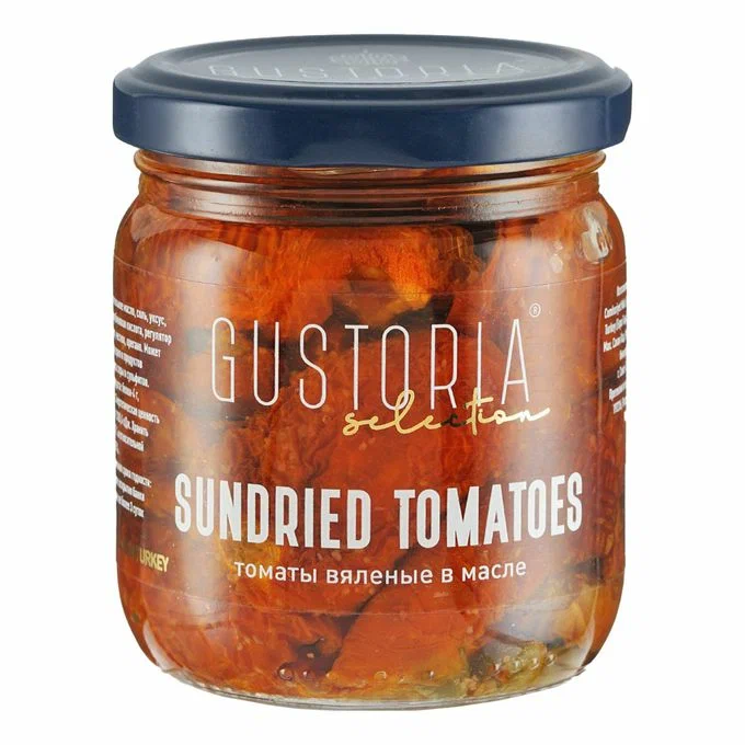 Томаты вяленые 210 мл. Gustoria