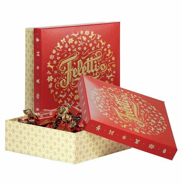 Конфеты Feletti из темного  шоколада c пралине Christmas Dream 250 г.