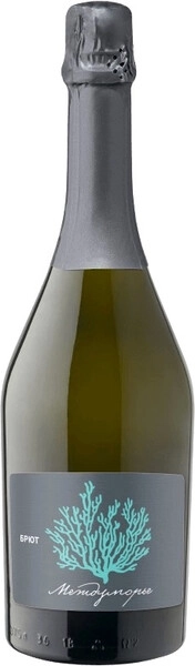 Междуморье белое брют 0,75 л. 10% Вино российское игристое с ЗГУ