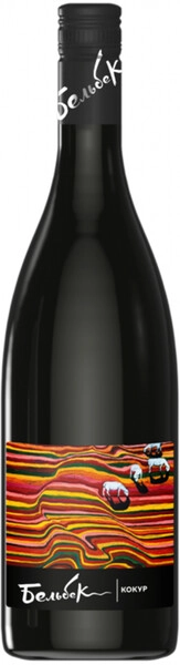 Бельбек Кокур белое сухое 0,75 л. 12,9% Вино российское с ЗГУ 