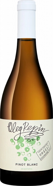 Олег Репин Пино Блан белое сухое 0,75 л. 14% Вино