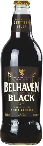 Белхевен Блэк Скоттиш Стаут 0,5 л. бут. 4,2% Пиво темное пастеризованное фильтрованное