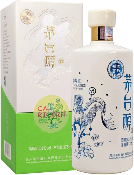 Байцзю Маотай Чунь Знаки Зодиака - Козерог п/к 0,375 л. 53% Напиток спиртной из зернового сырья дистиллированный купажирован