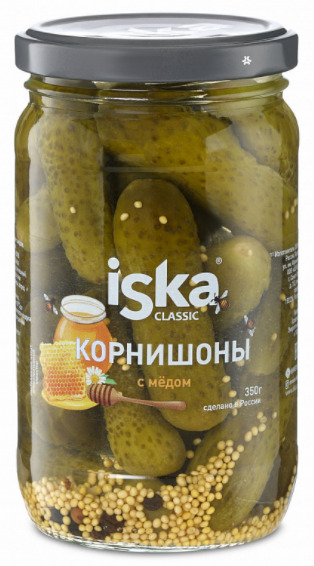 ISKA 370 мл. Корнишоны с медом