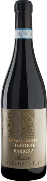 Сан Сильвестро Барбера Пассито Аппассименто красное полусухое 0,75 л. 14% Вино сортовое выдержанное