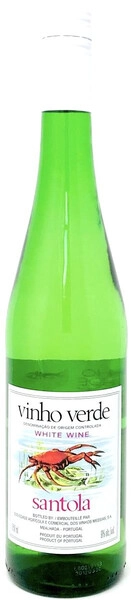 Сантола Виньо Верде белое полусухое 0,75 л. 9% Вино ординарное