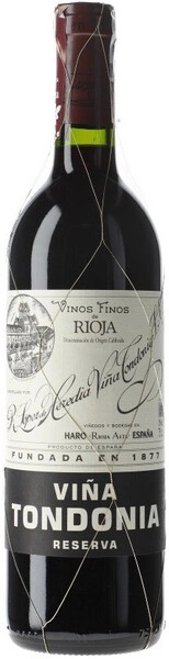 Винья Тондония Резерва ДОКа Риоха 2012 сухое красное 0,75 л. 12% Вино марочное
